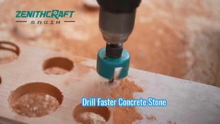 Carbon steel hole saw with a faster cutting speed